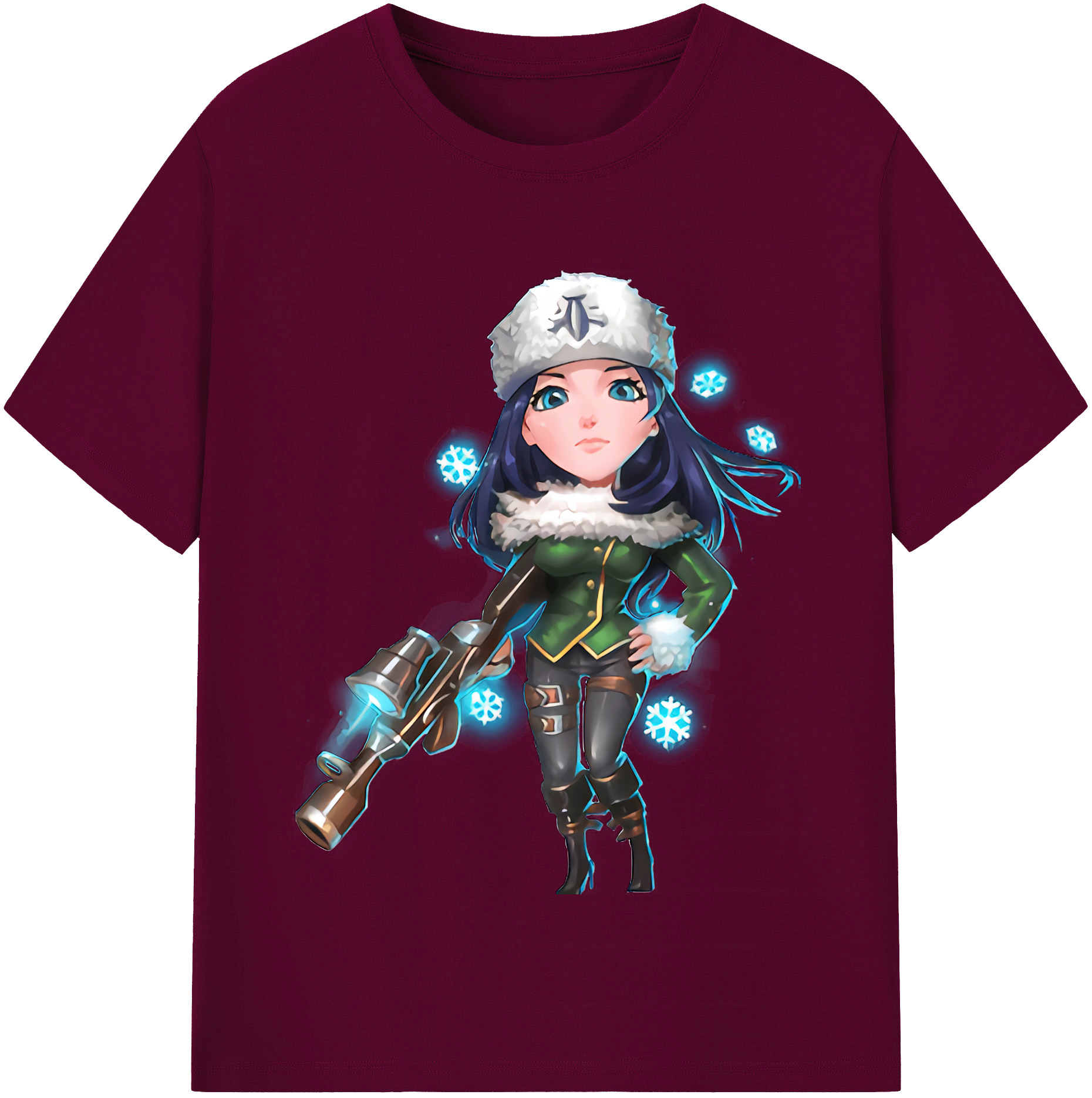 （画像用） リーグ・オブ・レジェンド League of Legends LOL レディースカジュアルプリントTシャツ（綿100％）